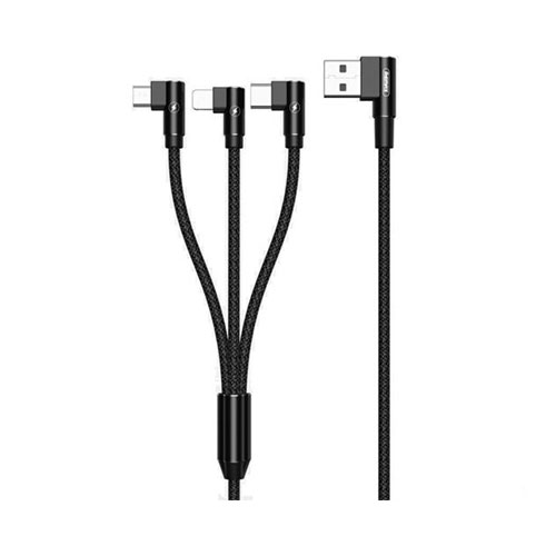 REMAX RC-167TH 3-in-1 (Micro/Lightning/Type-C) Charging & Data Cable