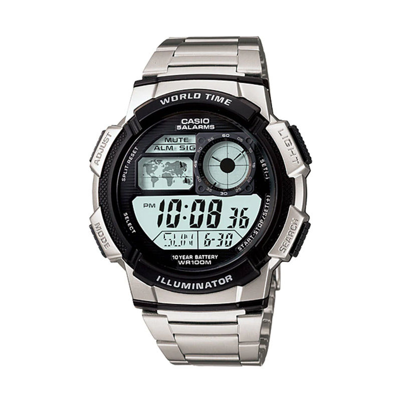 Casio Silver Stainless-Steel (AE-1000WD-1AVDF)