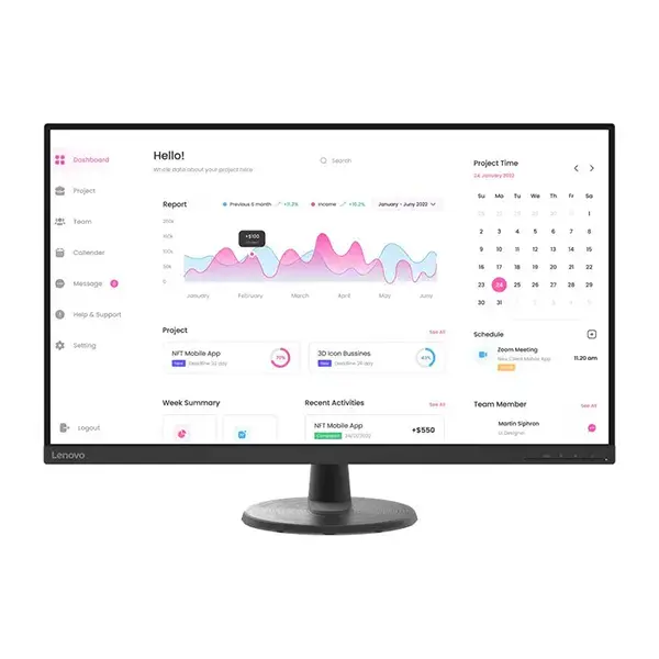 Lenovo D32-40 (66FCGAC2MY) 31.5" 60HZ FHD WLED Monitor