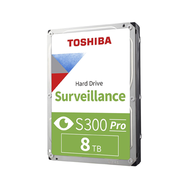 TOSHIBA S300 (HDWT380UZSVA) 8TB 7200 RPM Surveillance SATA Hard Disk Drive