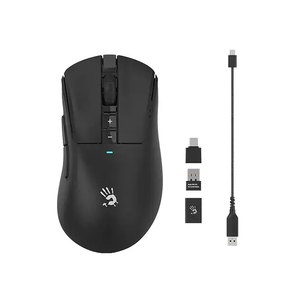 A4Tech Bloody R73 Ultra Black Dual Mode Wireless + USB Type-C Gaming Mouse