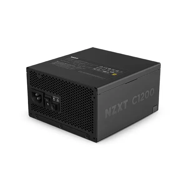 NZXT C1200 1200 Watt 80 Plus Gold ATX 3.1 Full Modular Power Supply - Black