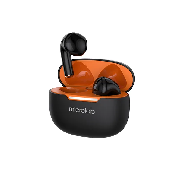 Microlab Wisepods 30 TWS Bluetooth Earbuds - Black/Cream