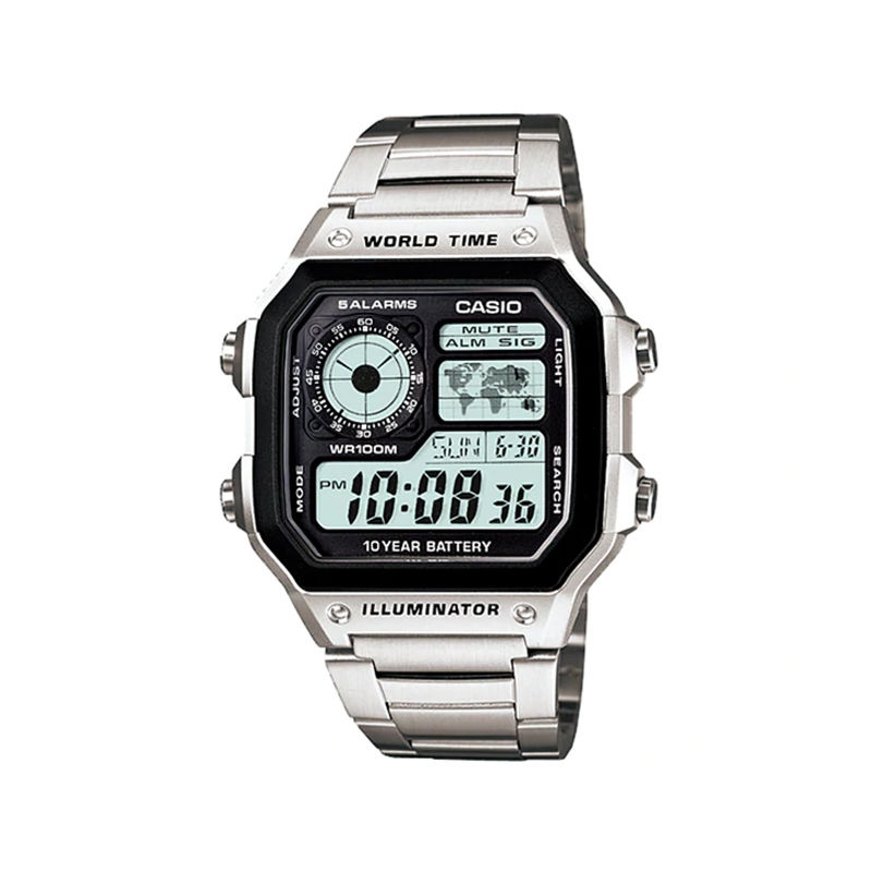 Casio Silver Stainless-Steel Watch