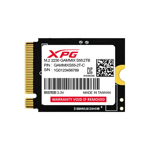 ADATA XPG GAMMIX S55 1TB PCIe Gen4 x4 M.2 2230 Solid State Drive