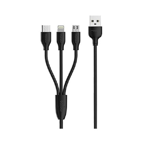 REMAX PRODA PC-02TH 3-in-1 Charging & Data Cable