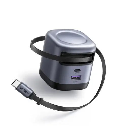 UGREEN 65821 45W GaN Fast Charger with Retractable Cable #X614