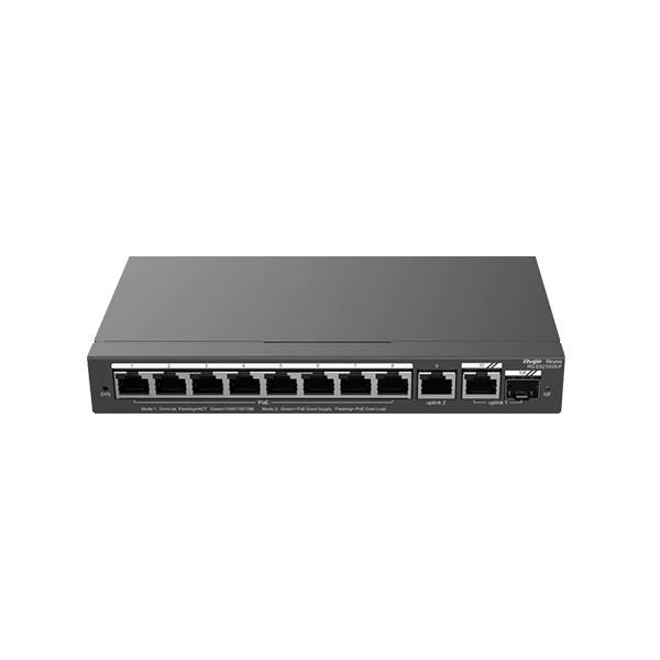 Ruijie RG-ES210GS-P 10-Port Gigabit Smart Cloud Managed PoE Switch