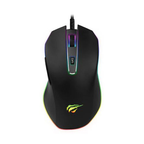 HAVIT MS837 RGB Backlit Programmable Game Note Gaming Mouse