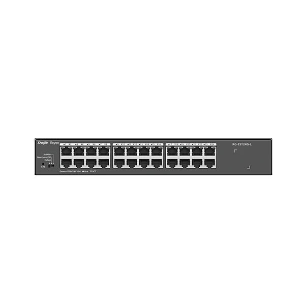 Ruijie RG-ES124G-L 24-Port 10/100/1000 Mbps Unmanaged Non-PoE Switch