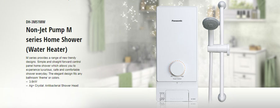 Panasonic Non-Jet Pump DH-3MS1MW Instant Water Heater