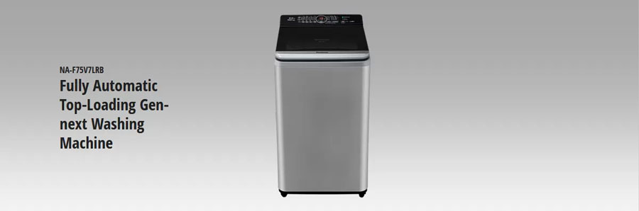 Panasonic NA-75S7S Top Loading 7.5KG Inverter Washing Machine