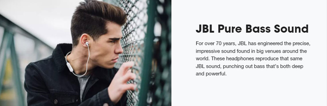 JBL Tune 125BT Wireless In-Ear Earphone - Black