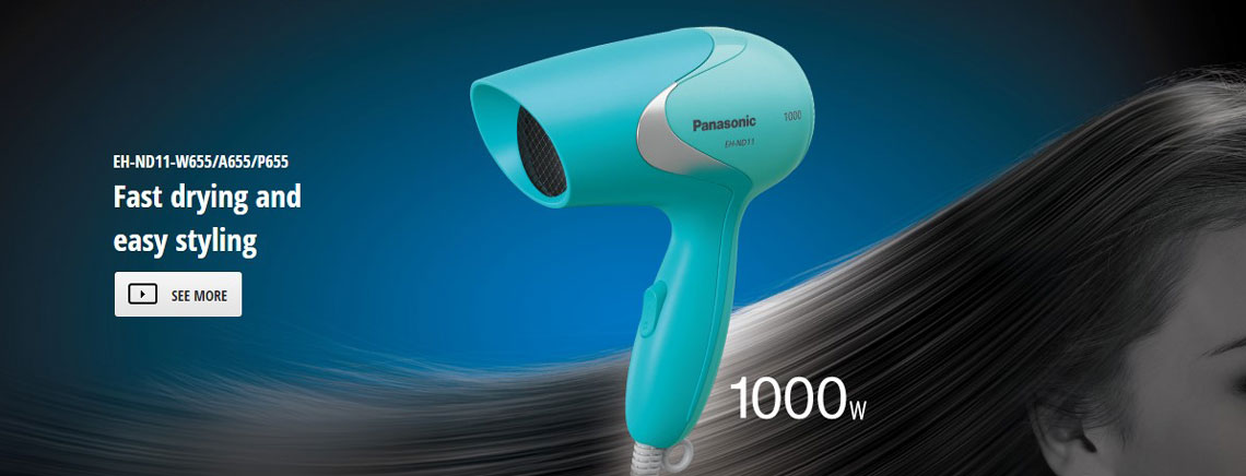 Panasonic EH-ND11 1000W Hair Dryer - Blue