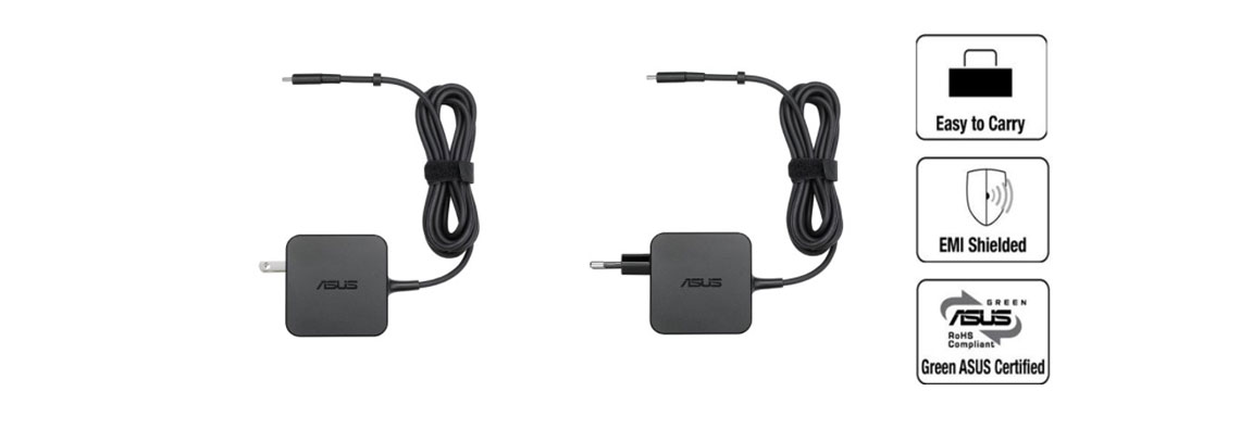 ASUS AC65-00 65W USB Type-C Notebook Adapter