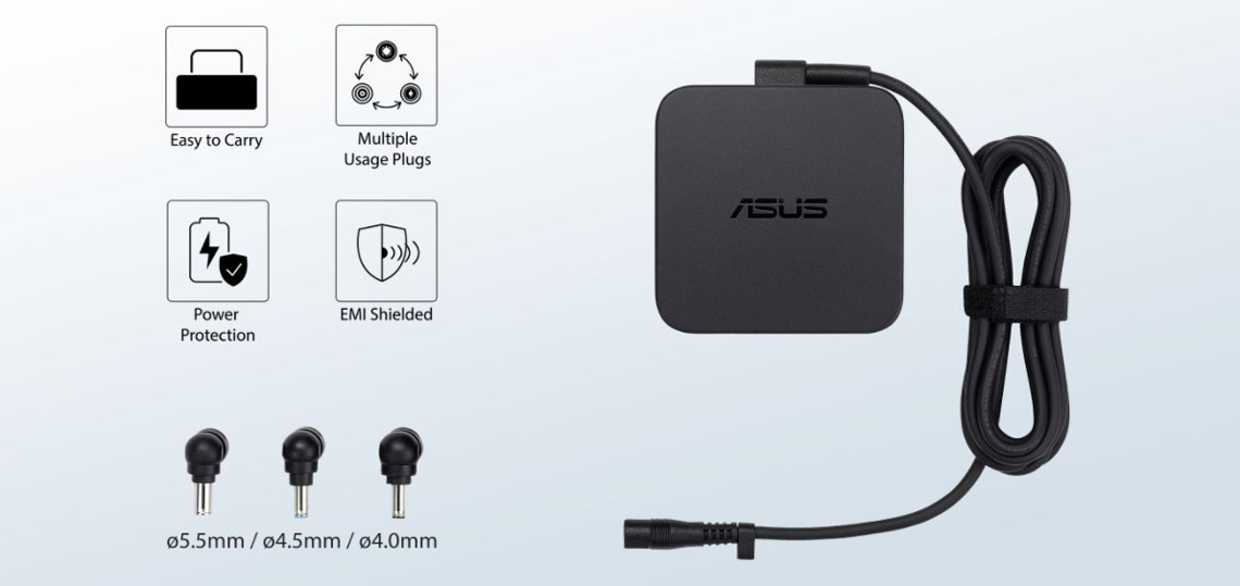 ASUS U65W-01 65W Universal Mini Multi-tips Adaptor