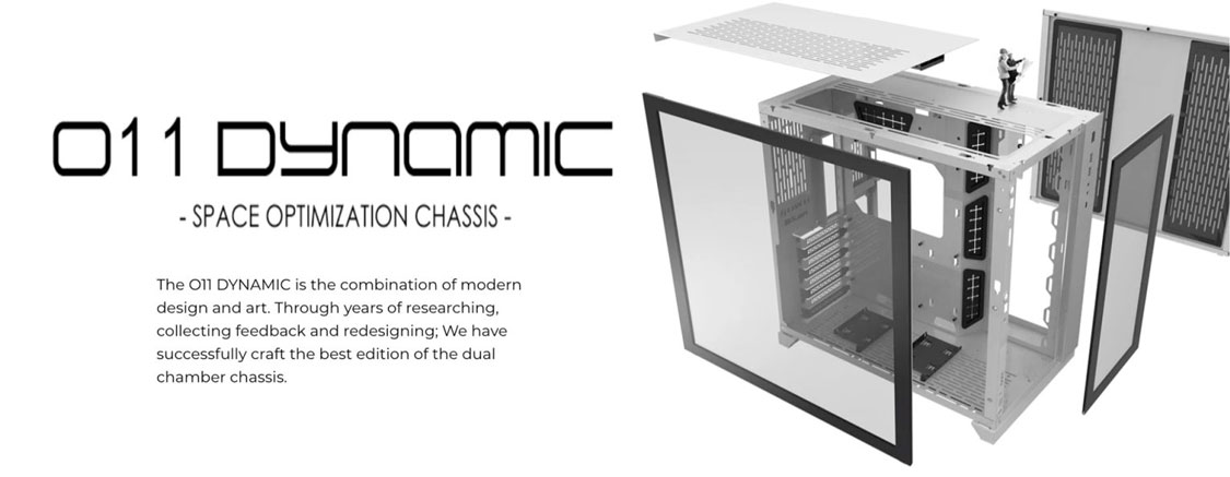 Lian Li PC-O11DX 011 Dynamic Tempered Glass  ATX Mid Tower Gaming Case (Black)
