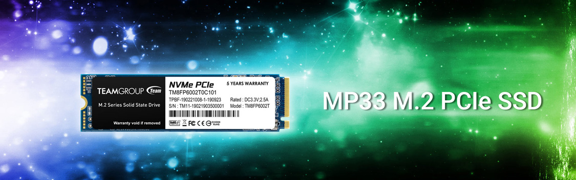 Team MP33 128GB M.2 PCIe 3.0x4 NVMe SSD