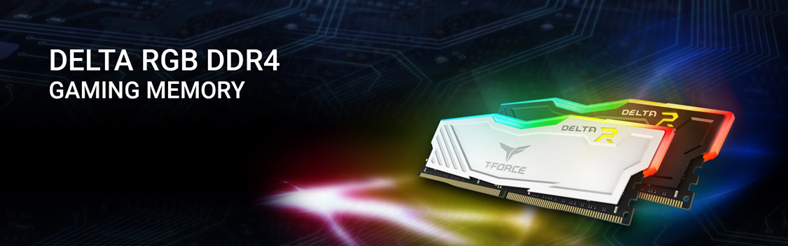 Team T-Force Delta -Black 16GB DDR4 3600MHz RGB Gaming RAM