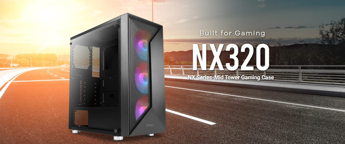 Antec NX320 NX Series-Mid Tower ARGB Gaming Case