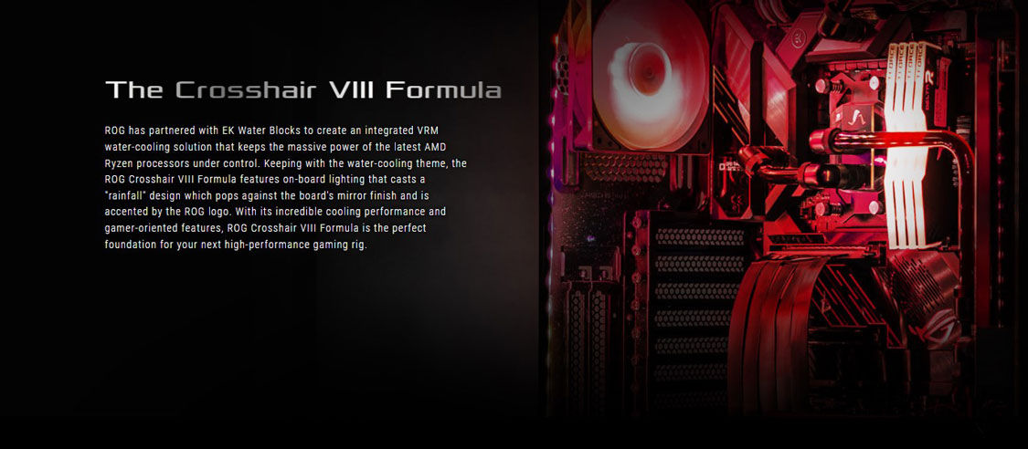 ASUS ROG Crosshair VIII Formula ATX Gaming Motherboard