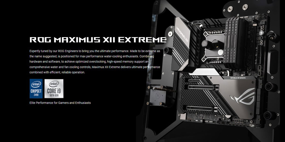 ASUS ROG Maximus XII Extreme 10th Gen ATX Motherboard