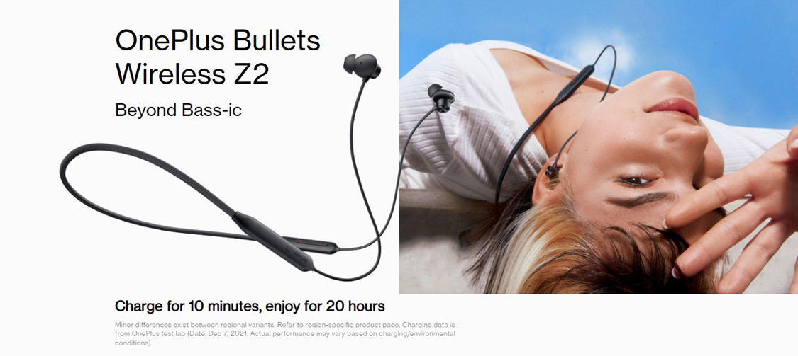 OnePlus Bullets Wireless Z2 Beyond Bass-ic Bluetooth Neckband