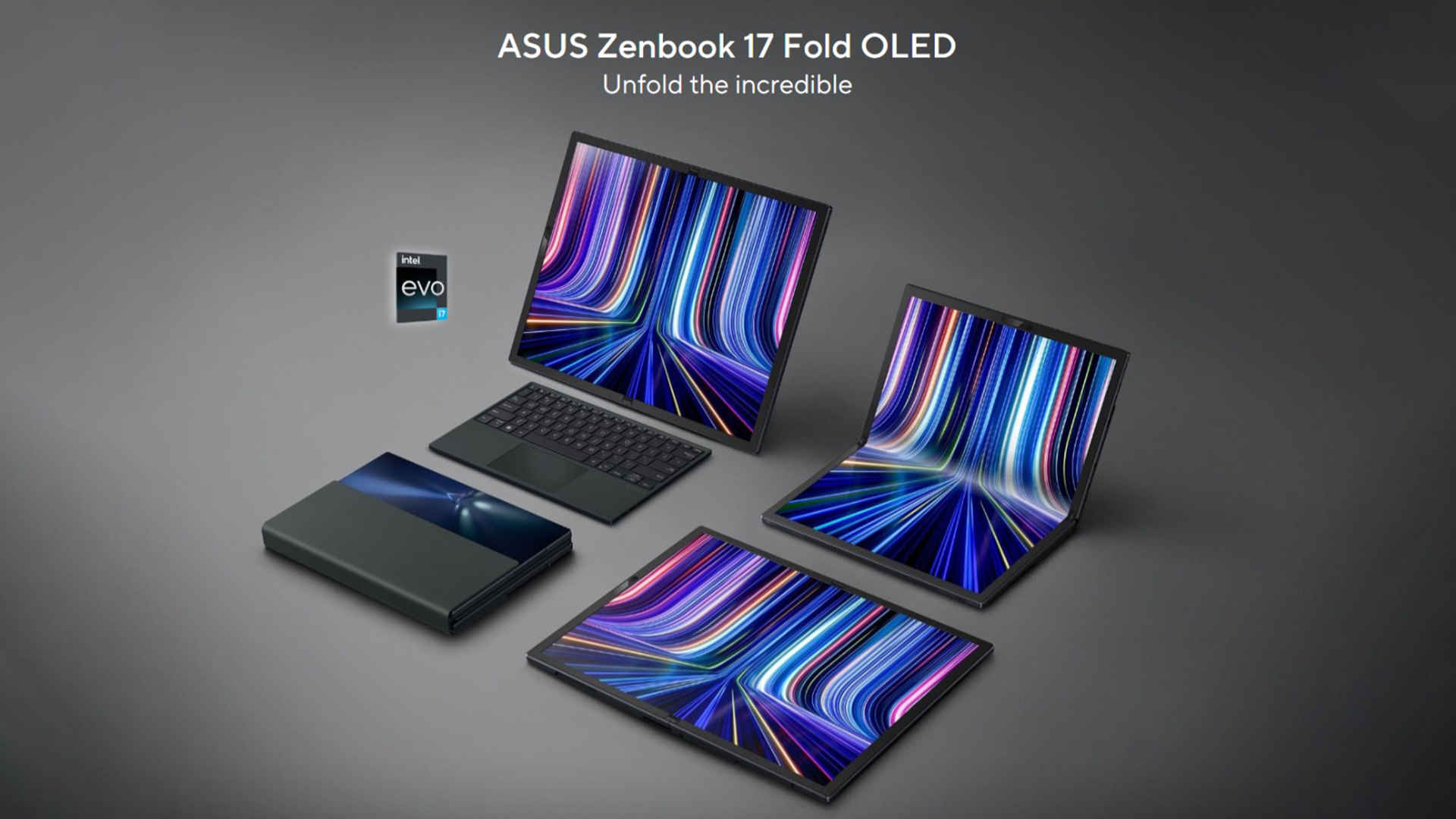 ASUS Zenbook 17 Fold OLED (UX9702) 12th Gen Core I7 16GB RAM 1TB SSD Foldable Laptop